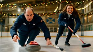 The Prince and Princess of Wales Face off in a Curling Challenge in Scotland