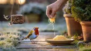 Forget birdfeeders experts say this kitchen staple works better for robins and shocks gardeners
