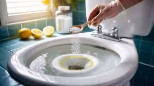 The product to use to clean the inside of the toilet like new, without effort and in seconds