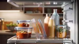 This simple trick helps prevent spills when storing leftovers