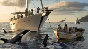 Marine authorities issue timid warnings as orca groups go after yachts and fishing boats a brewing sea war between tourists activists and fishermen