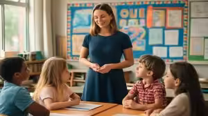 A teacher wears the same dress for three months, her students start asking questions