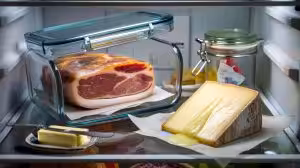 No plastic wrap, no plastic containers: the trick to stop ham and cheese from drying out once opened